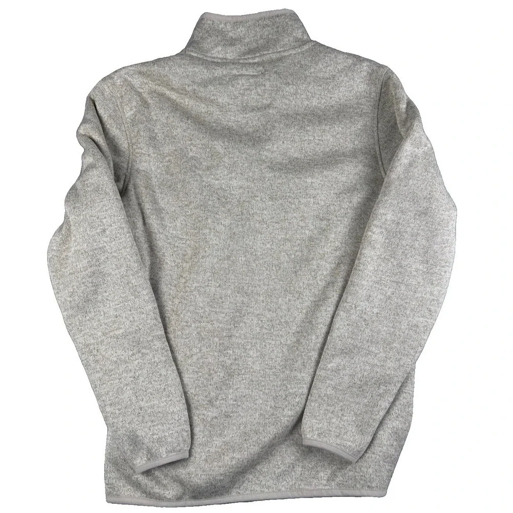Weatherproof Vintage Men's S Sherpa Lined Quarter Zip Sweater Pullover Gray NWT